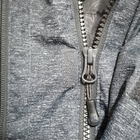 ZeroXposur Men's Size Large Dark Grey Zipper & Velcro Closure Jacket - Picture 10 of 14